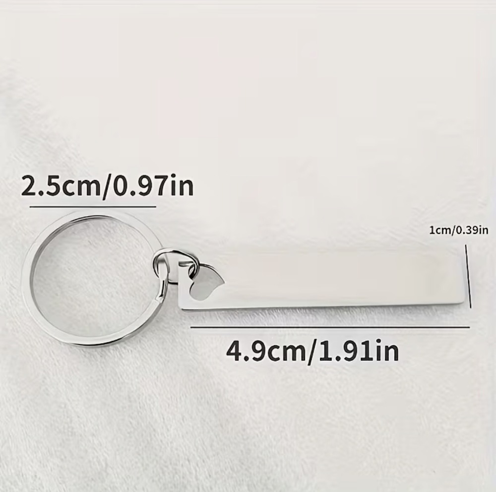 3/$25 What If It All Works Out Stainless Steel Keychain NEW - Picture 5 of 5